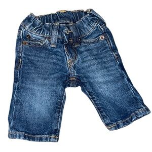 •BABY GAP•REGULAR WASH BABY DENIM JEANS SIZE 0-3 MONTHS EUC